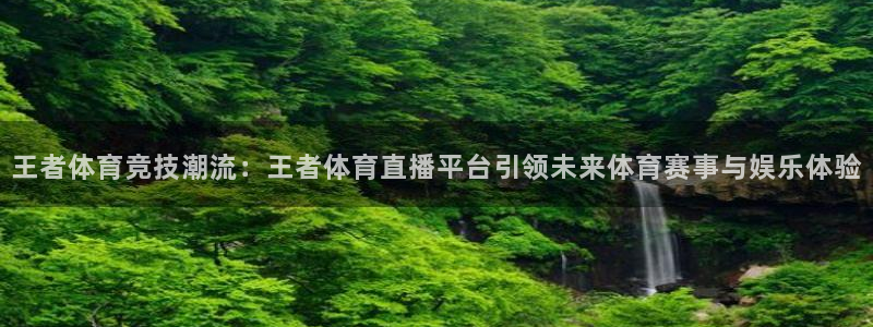 劲爆体育nba今天直播：王者体育竞技潮流：王者体育直播平台引领未来体育赛事与娱乐体验